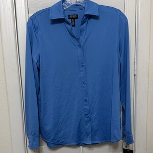 Jones New York Classic Blue Shirt